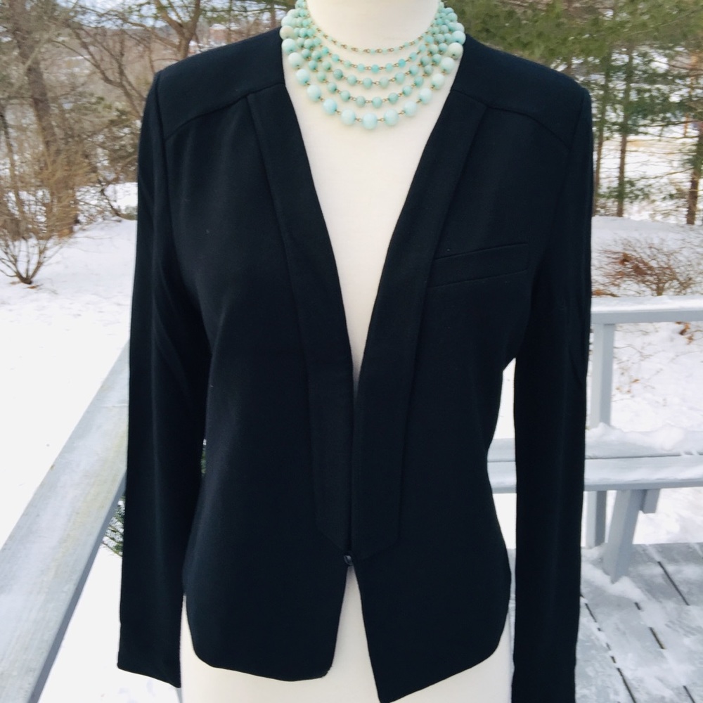 Anthropology Tart Collections black blazer mediu